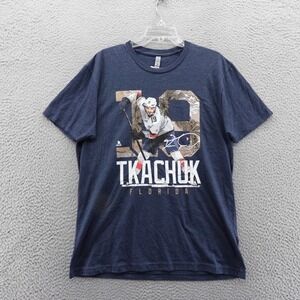 500 Level Matthew Tkachuk Florida Panthers NHL Mens Blue T Shirt Large NEW